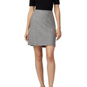 Theory Speckled Wool Easy Waist Skirt 6